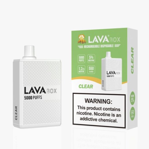 Lava Box Disposable 5% (Clear - 5000 Puffs)