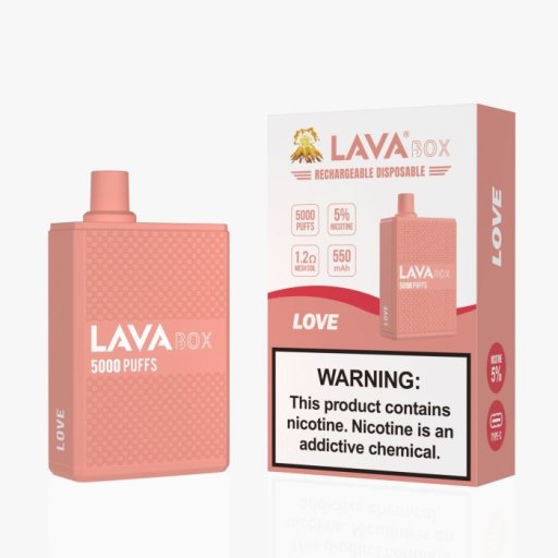 Lava Box Disposable 5% (Love - 5000 Puffs)