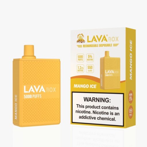 Lava Box Disposable 5% (Mango Ice - 5000 Puffs)