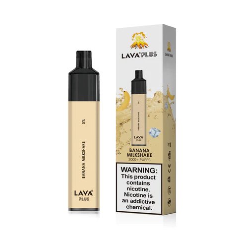 Lava Plus Disposable 5% (Banana Milkshake - 2000 Puffs)