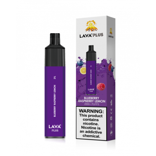 Lava Plus Disposable 3% (Blueberry Raspberry Lemon - 2000 Puffs)