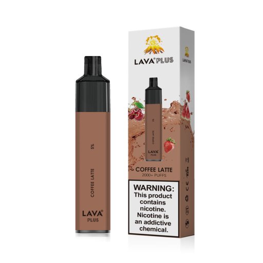 Lava Plus Disposable 5% (Coffee Latte - 2000 Puffs)