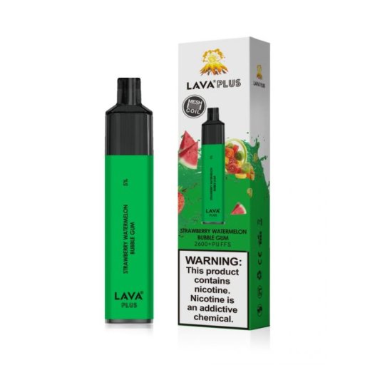 Lava Plus Disposable 5% (Straw Watermelon Bubble Gum - 2000 Puffs)