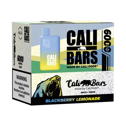 Cali Bars v2 Disposable (Blackberry Lemonade - 6000 Puffs)