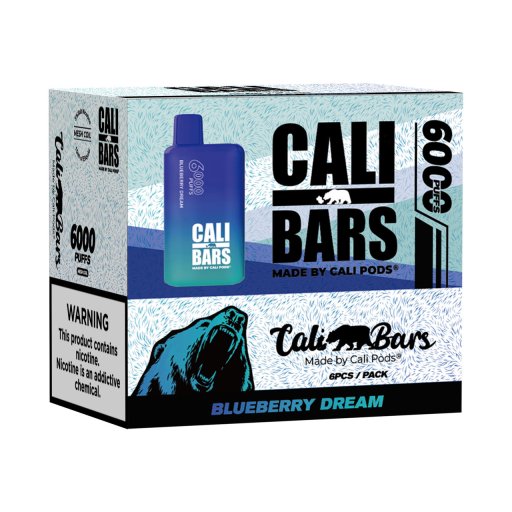 Cali Bars v2 Disposable (Blueberry Dream - 6000 Puffs)