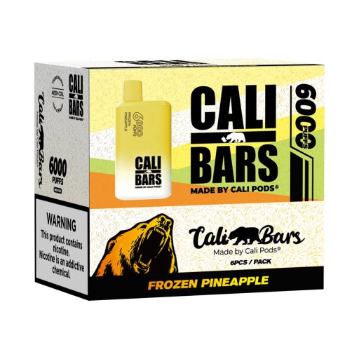 Cali Bars v2 Disposable (Frozen Pineapple - 6000 Puffs)