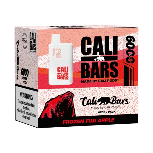 Cali Bars v2 Disposable (Frozen Fuji Apple - 6000 Puffs)