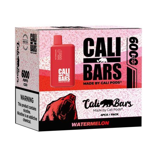 Cali Bars v2 Disposable (watermelon - 6000 Puffs)