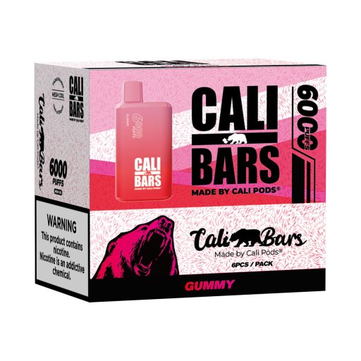 Cali Bars v2 Disposable (Gummy - 6000 Puffs)