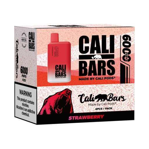 Cali Bars v2 Disposable (Strawberry - 6000 Puffs)