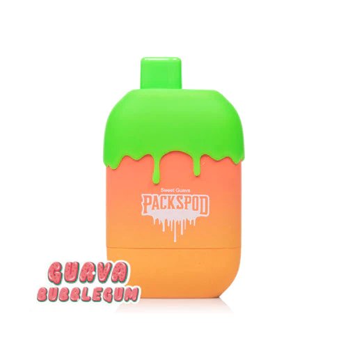 Packspod Disposable 5000 Puffs(Guava Bubblegum)