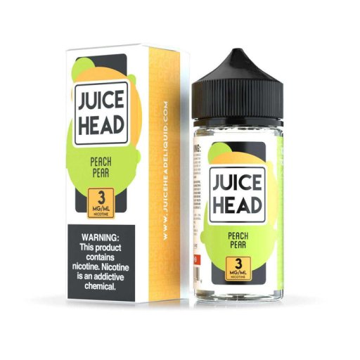 Juice Head E-Liquid 100ml (Peach Pear) 3mg