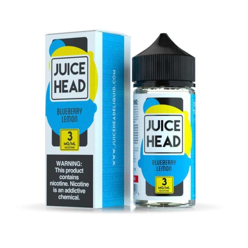 Juice Head E-Liquid 100ml (Blueberry Lemon) 3mg