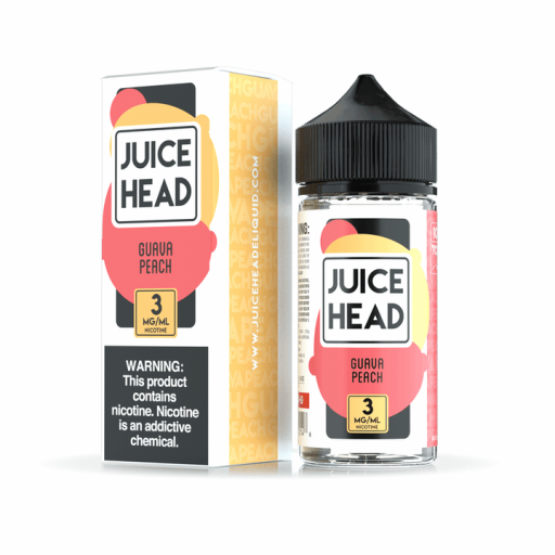 Juice Head E-Liquid 100ml (Guava Peach) 3mg