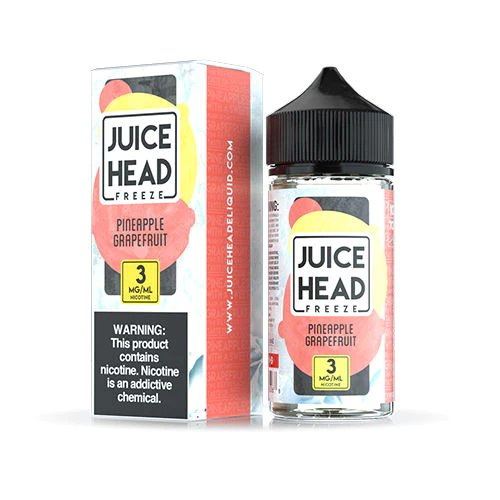 Juice Head Freeze E-Liquid 100ml (Pineapple Grapefruit Freeze) 0mg