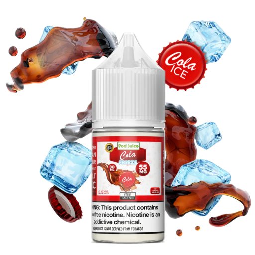 Pod Juice ICED Synthetic Nicotine Salt E-Liquid 30ml (Cola Freeze) 35mg