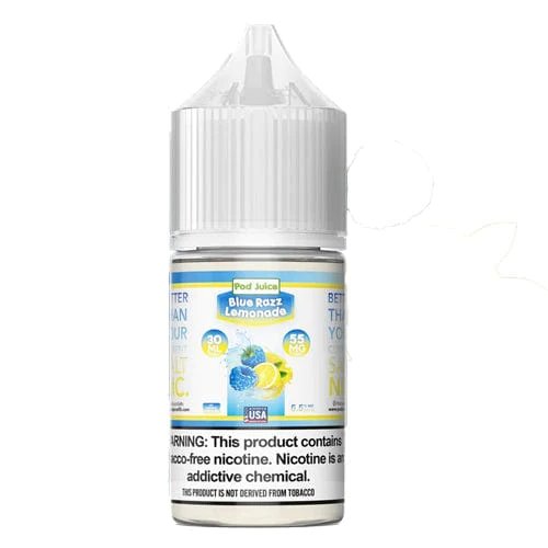 Pod Juice Synthetic salt nicotine E-liquid 30ml (Blue Razz Lemonade) 35mg