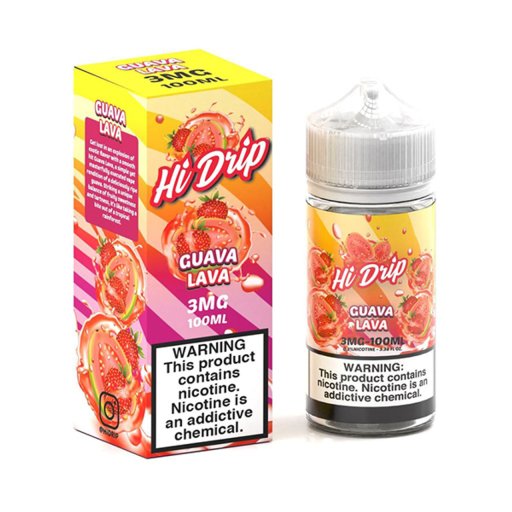 Hi-Drip E-Liquid 100ml (Guava Lava) 3mg