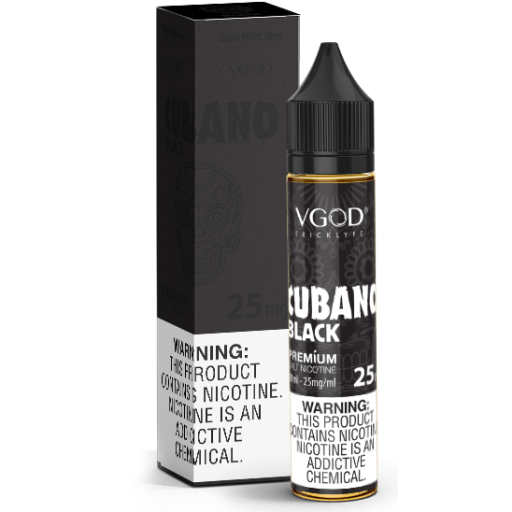 VGOD Salt Nicotine E-Liquid 30ml (Cubano Black) 25mg