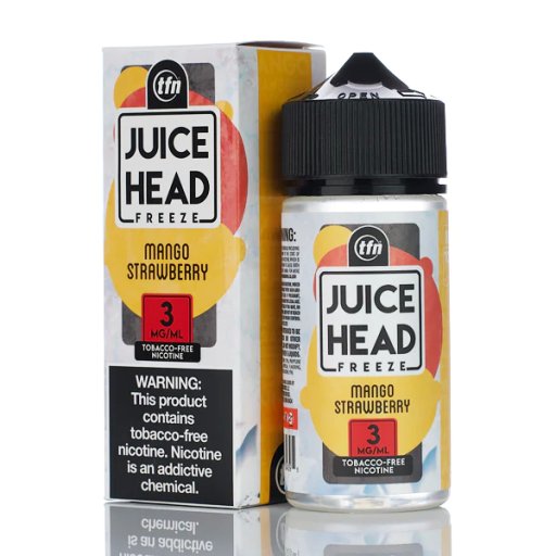 Juice Head Tobacco Free Nicotine E-Liquid 100ml (Mango Strawberry Freeze) 3mg