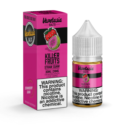 Vapetasia Killer Fruits Synthetic Nicotine Salt E-Liquid 30ml (Strawberry Guaw) 24mg