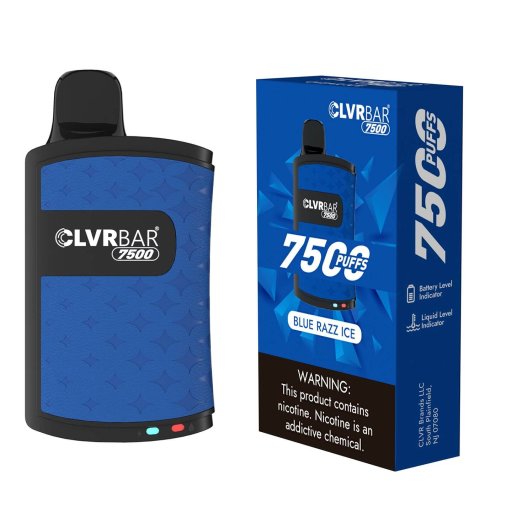 CLVRBAR Disposable Device (BLuerazz Ice - 7500 Puffs)