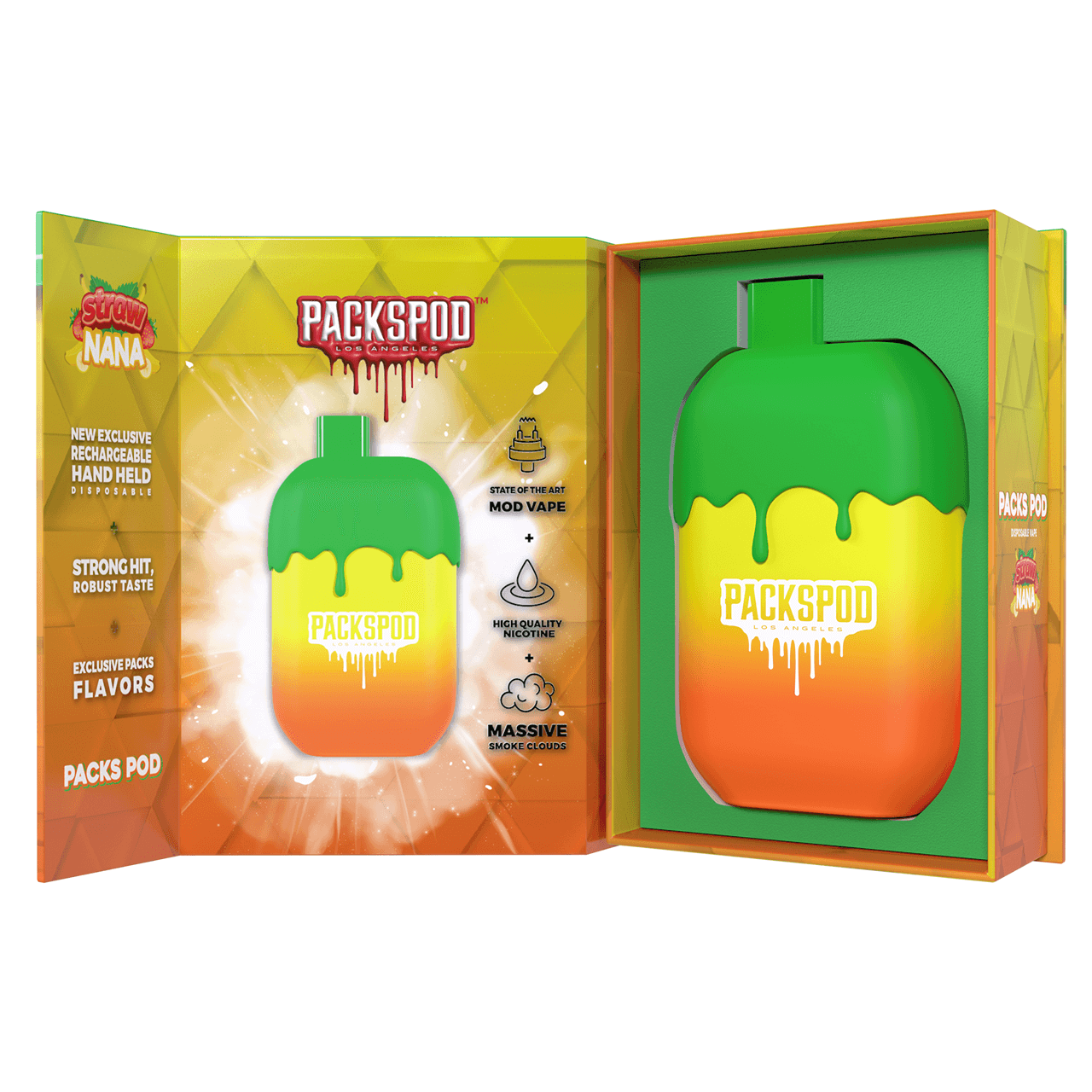 Packspod Disposable 5000 Puffs(Marshmallow Fluff) - VapeShire