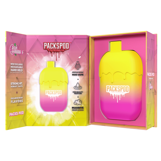 Packspod Disposable 5000 Puffs (Pink Lemonade)