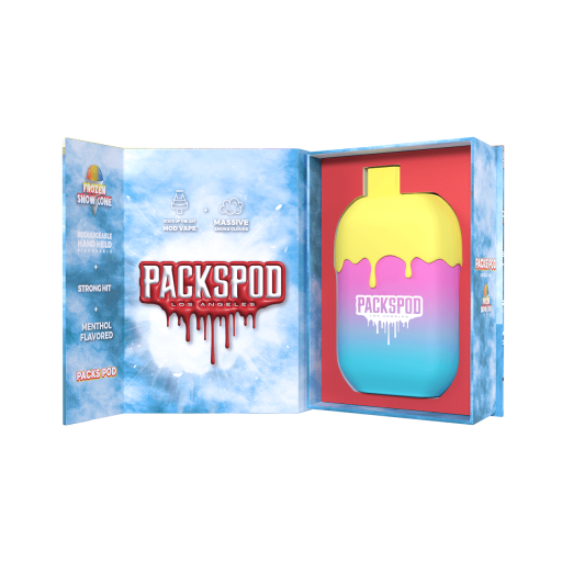 Packspod Disposable 5000 Puffs (Frozen Snow Cone)
