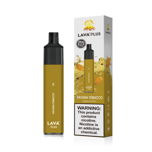 Lava Plus Disposable Device 3% (Havana Tobacco - 2600 Puff)