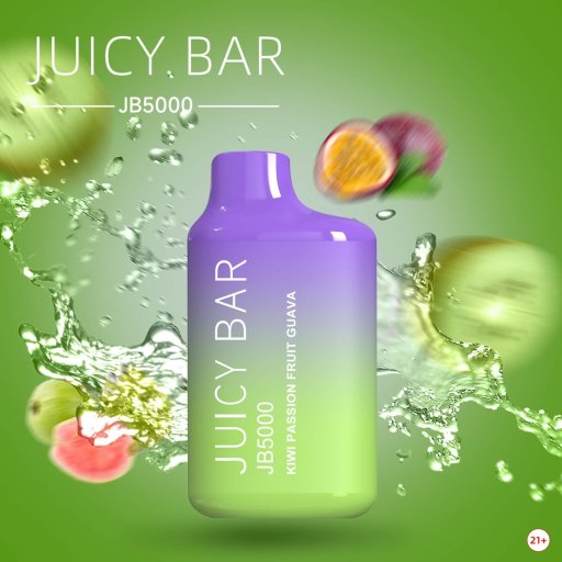 Juicy Bar Disposable 5000 Puffs (Kiwi Passion Fruit Guava)