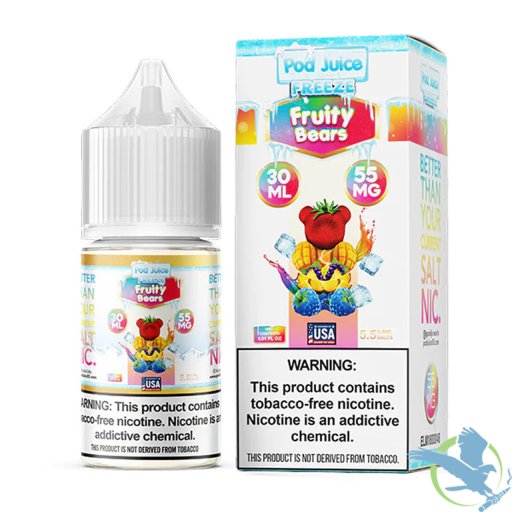 Pod Juice Synthetic salt nicotine E-liquid 30ml (Fruity Bears) 35mg