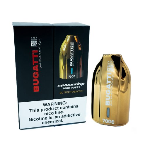 Bugatti spaceship 5% Disposable vape 7000 Puffs (Creamy Tobacco)