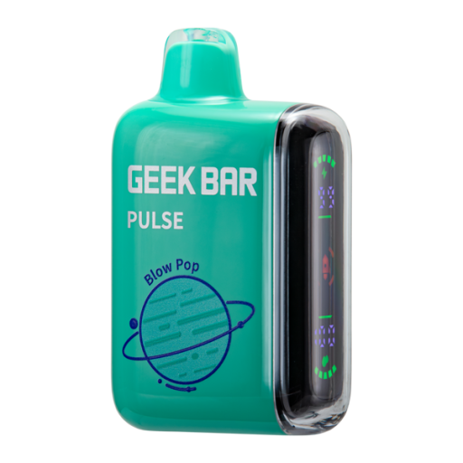 Geek Bar Pulse Mode Disposable Vape 5% 15000 Puffs (Sour Apple Blow Pop)