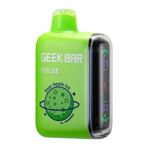 Geek Bar Pulse Mode Disposable Vape 5% 15000 Puffs (Sour Apple Ice)