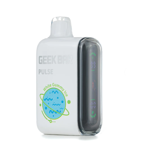 Geek Bar Pulse Mode Disposable Vape 5% 15000 Puffs (White Gummy Ice)