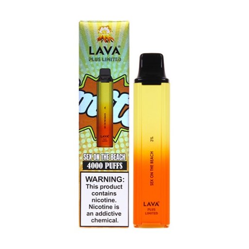 Lava Plus Disposable Device 3% (Sex On The Beach- 4000 Puff)
