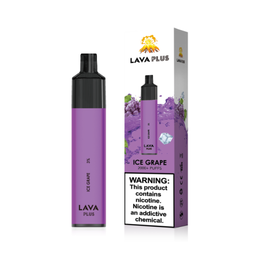 Lava Plus Disposable 3% (Ice Grape - 2600 Puffs)