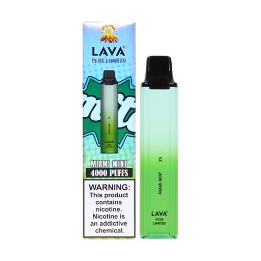Lava Plus Disposable 5% (Miami Mint - 4000 Puffs)