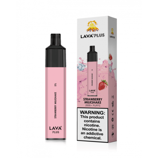 Lava Plus Disposable 5% (Strawberry Milkshake - 2000 Puffs)