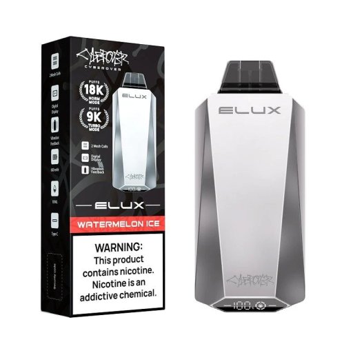 ELUX Cyberover Disposable Vape 5% Watermelon Ice 18000 Puffs