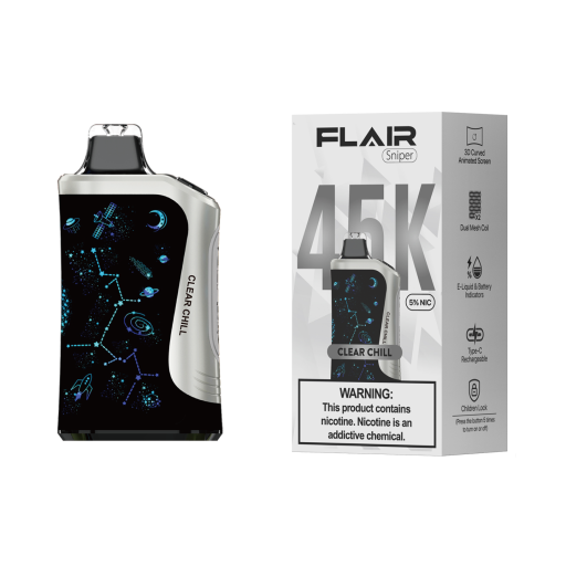 Flair Sniper 5% Disposable Device (Clear Chill - 45k Puffs)