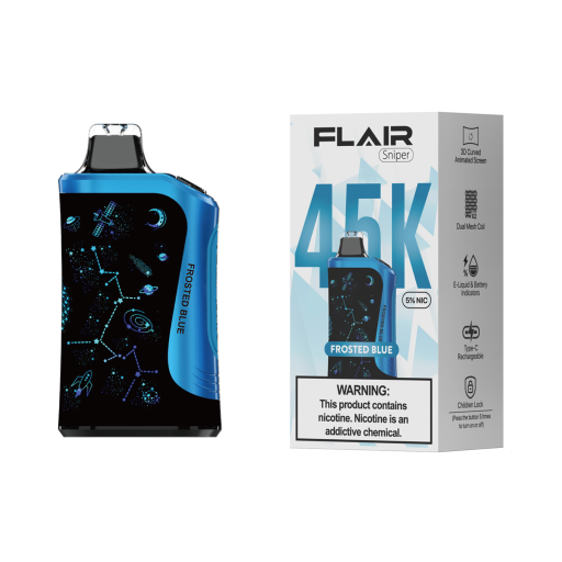 Flair Sniper 5% Disposable Device (Frosted Blue - 45k Puffs)