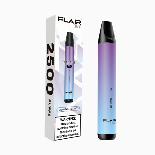Flair Ultra 5% Disposable Devices (Black Ice - 2500 Puffs)