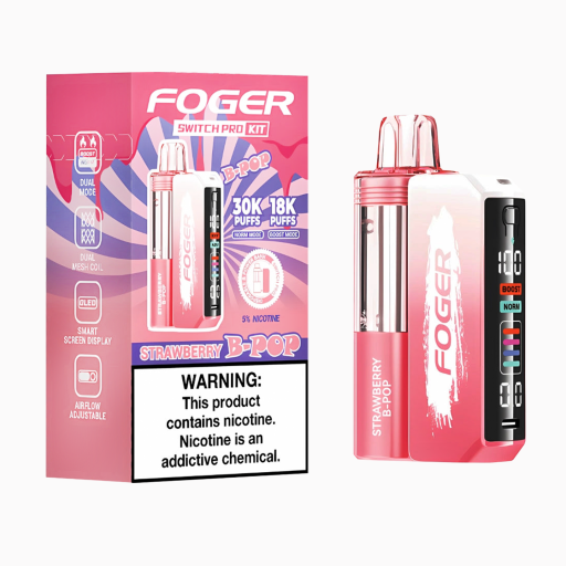 Foger Switch Pro Kit (Strawberry B-Pop ) 30k Puffs