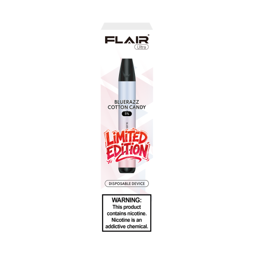 Flair Ultra 5% Disposable 3000 Puffs (Bluerazz Cotton Candy-Limited Edition)