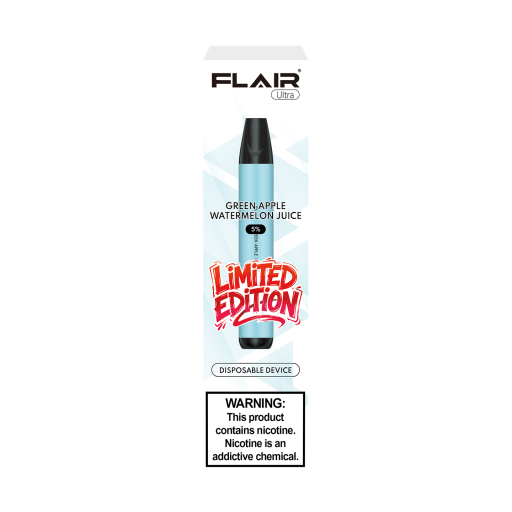 Flair Ultra 5% Disposable 3000 Puffs (Green Apple Watermelon Juice-Limited Edition)