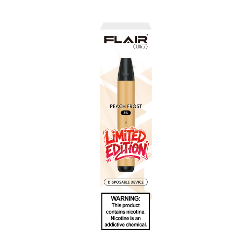 Flair Ultra 5% Disposable 3000 Puffs (Peach Frost-Limited Edition)