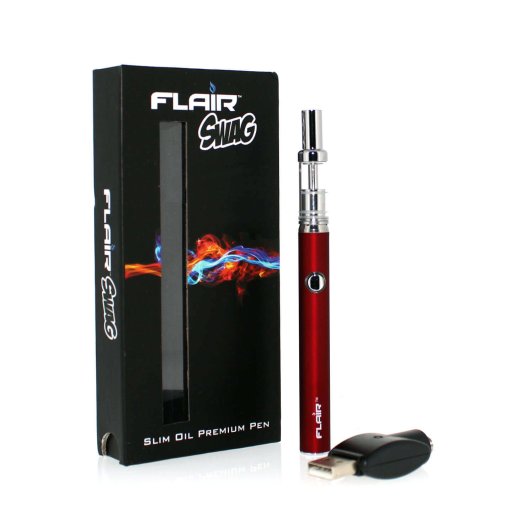 Flair Slim Oil Vaporizer Pen (Maroon)