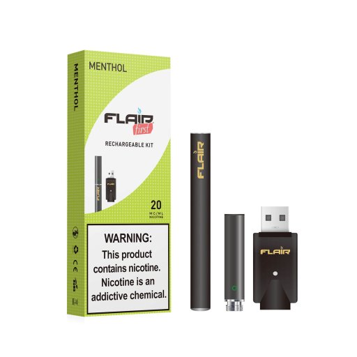 Flair Rechargeable E-cig Kit (20 Mg Menthol)